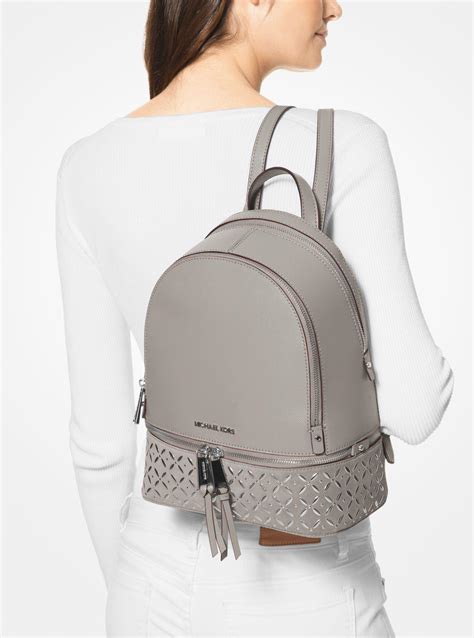 michael kors gray backpack